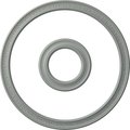 Ekena Millwork 51-in. OD x 43-in. ID Ceiling Ring with 20 7/8-in. OD Ceiling Medallion Holmdel Accent Kit CRM51MA20HO